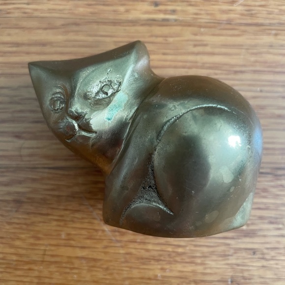 Vintage Metal Kitty Figurine - Picture 3 of 8
